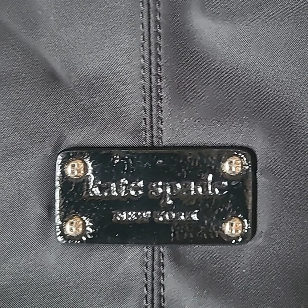 KATE SPADE SMALL DENISE NYLON BLACK HOBO/ SHOULDER BAG #PXRU1916